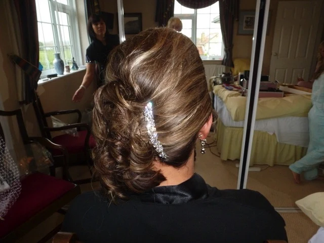 A classic French twist, styled at home